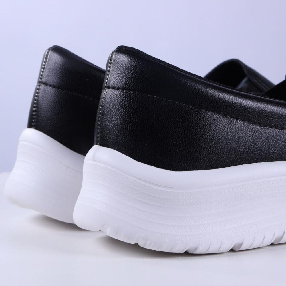 Tênis Beira Rio Feminino Slip On 4332.100 Preto Preto 4