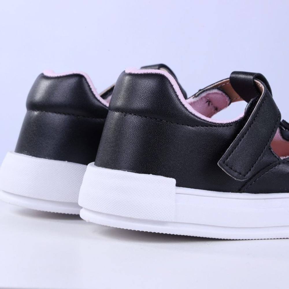 Tênis Infantil Feminino Zariff 209-11 Preto Preto 4