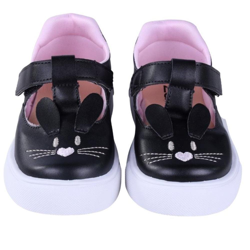 Tênis Infantil Feminino Zariff 209-11 Preto Preto 6
