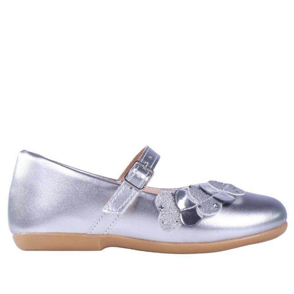 Sapatilha Infantil Feminina Zariff 220-04 Prata