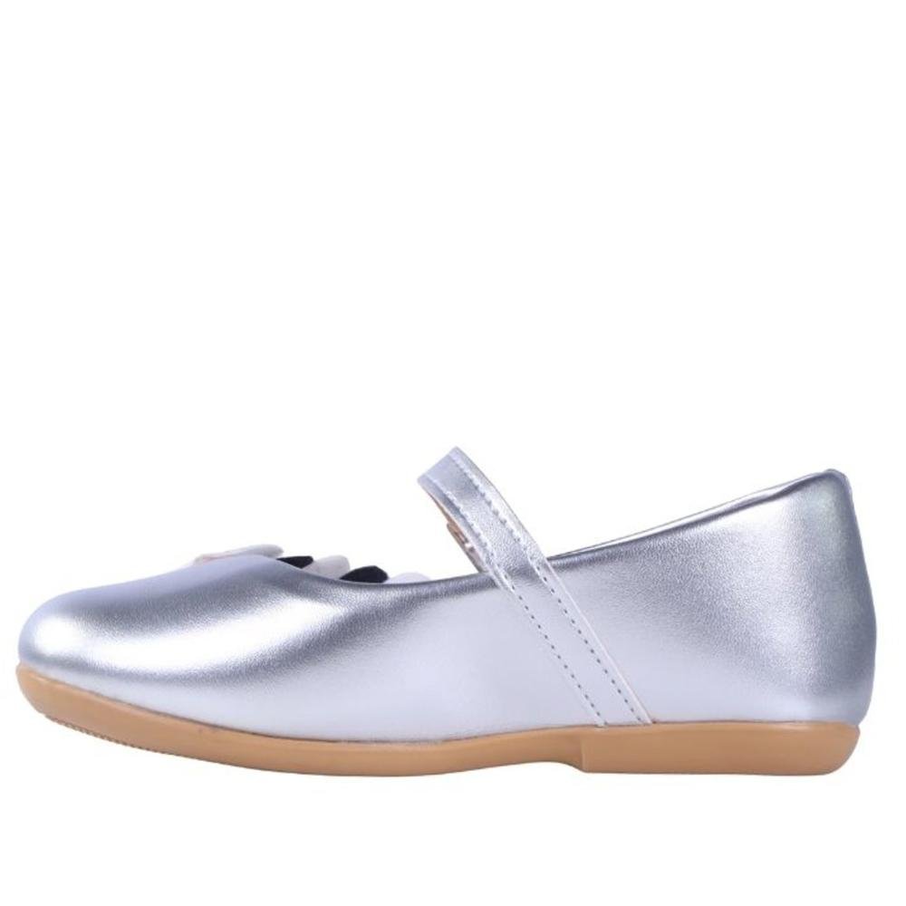Sapatilha Infantil Feminina Zariff 220-04 Prata Prata 6