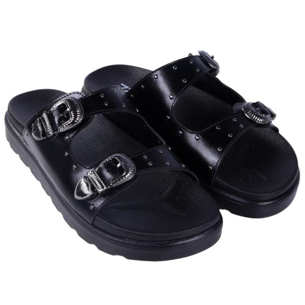 Papete Feminina Zariff 3048.0897 Preto Brilho Preto 2