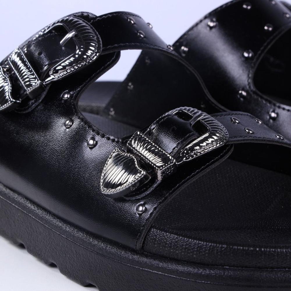 Papete Feminina Zariff 3048.0897 Preto Brilho Preto 4