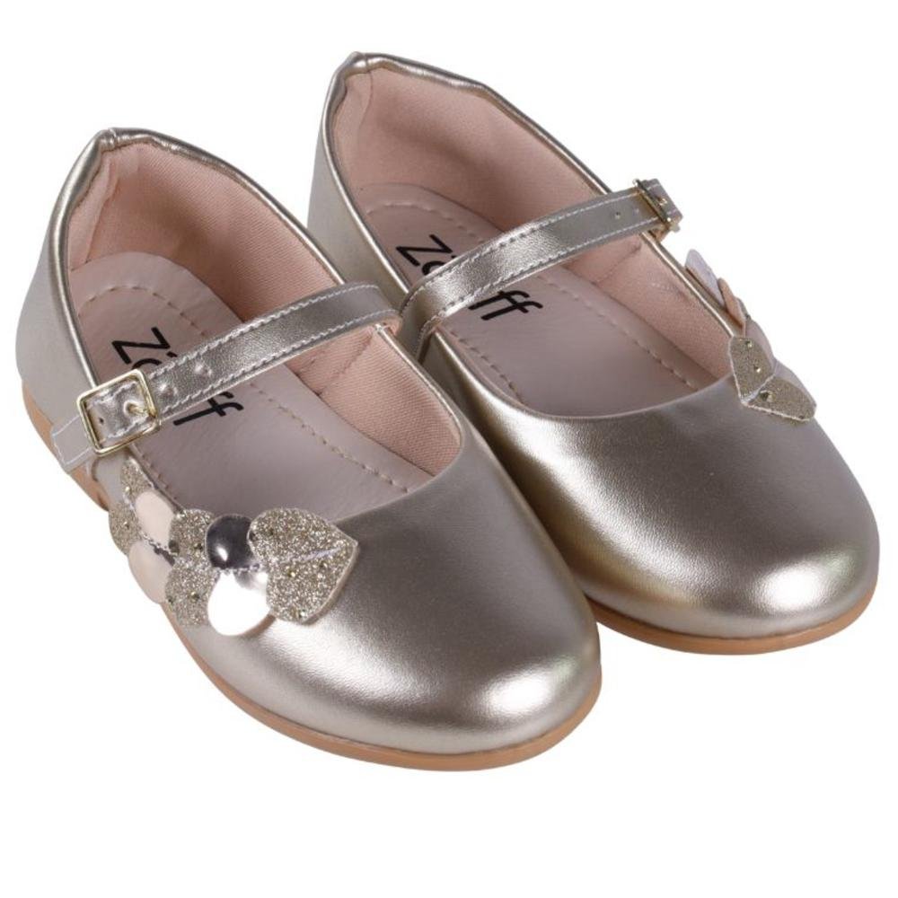 Sapatilha Infantil Feminina Zariff 220-04 Ouro Light Dourado 2