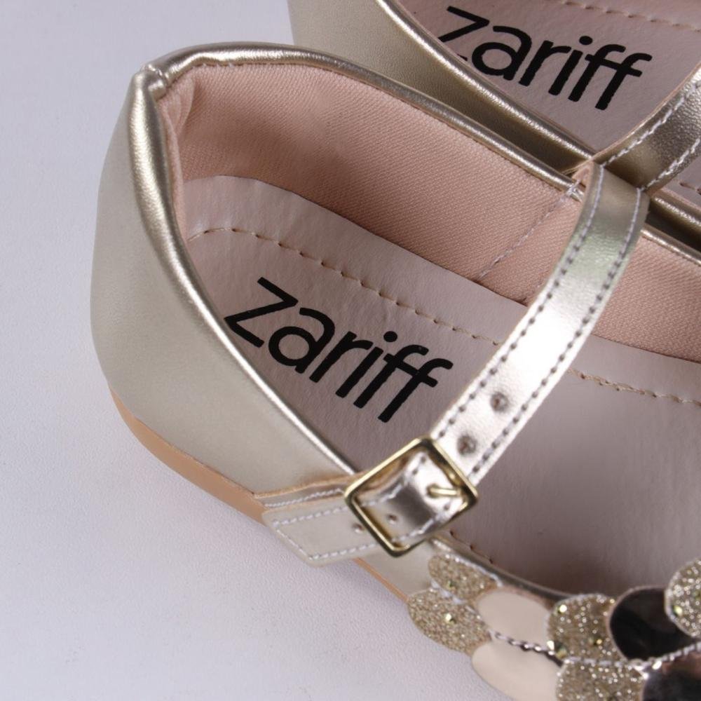 Sapatilha Infantil Feminina Zariff 220-04 Ouro Light Dourado 5