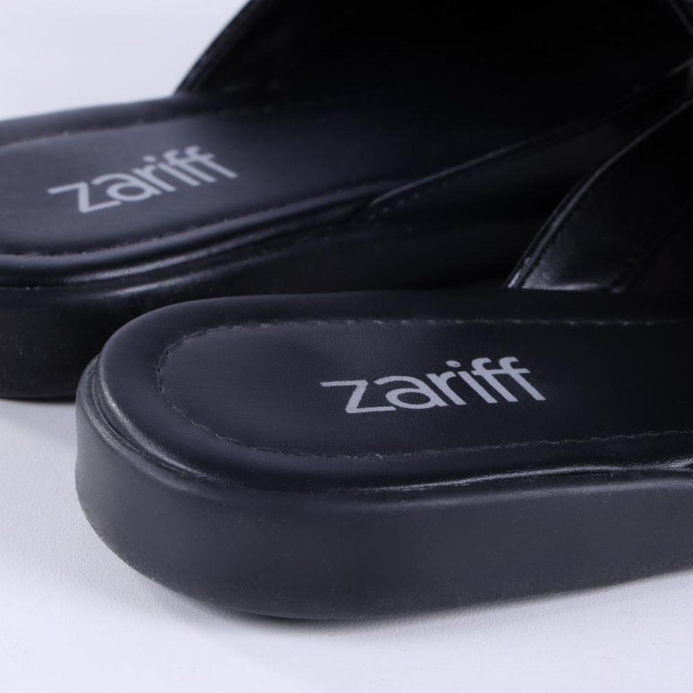 Mule Feminino Zariff 5337.11809 Preto Brilho Preto 4