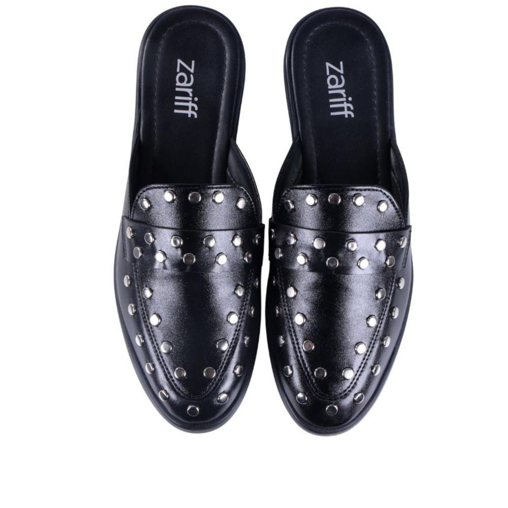 Mule Feminino Zariff 5337.11809 Preto Brilho Preto 5