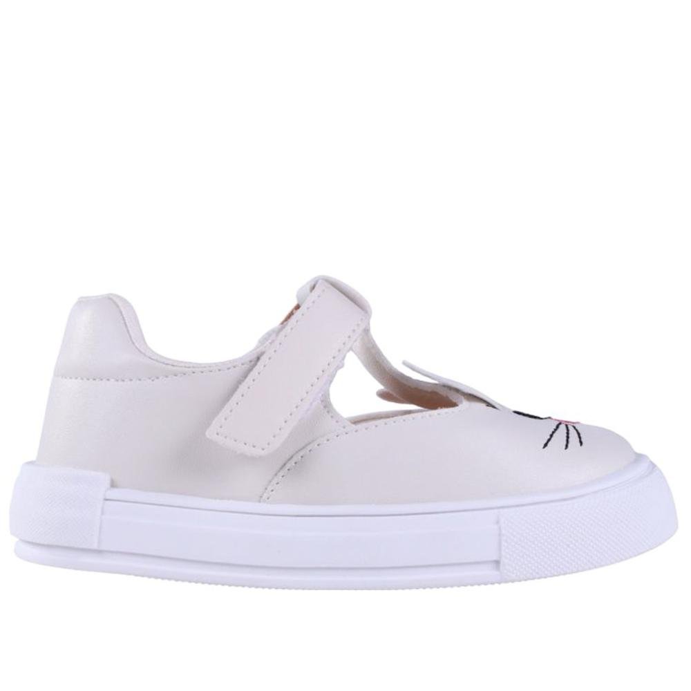 Tênis Infantil Feminino Zariff 209-11 Off White