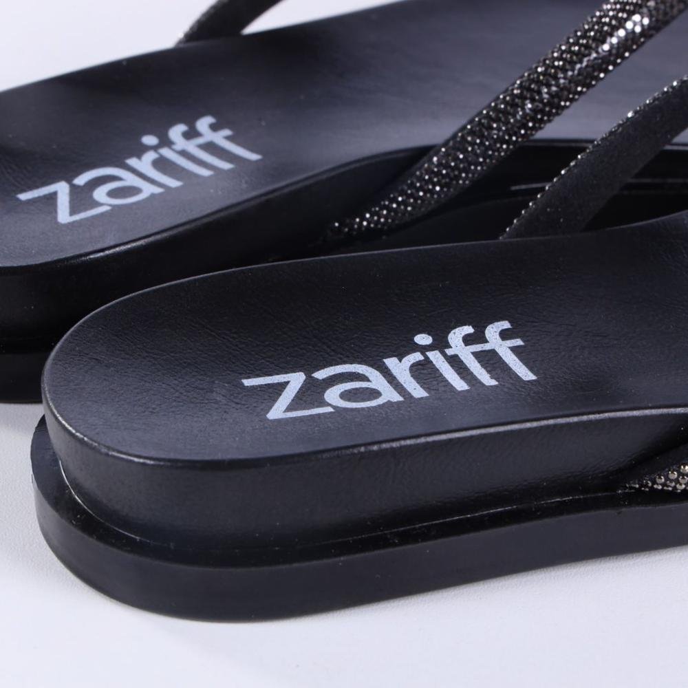 Chinelo Feminino Zariff 3033.0426 Preto Preto 4