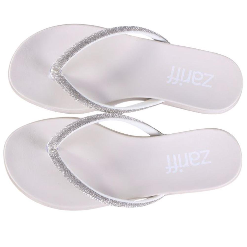 Chinelo Feminino Zariff 3033.0426 Off White Branco 6