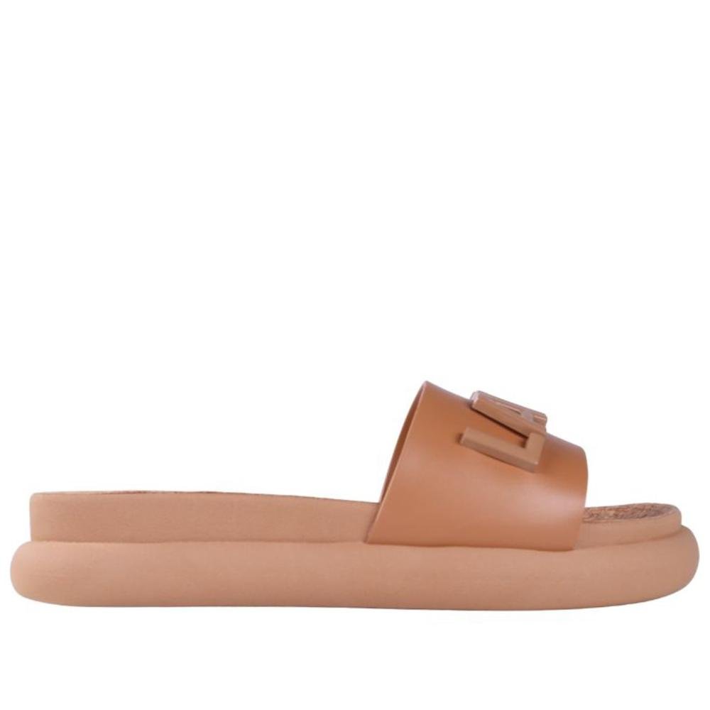 Chinelo Slide Lança Perfume Feminino 537sl000124 Camel