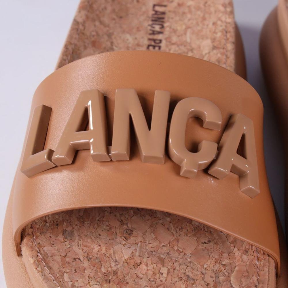 Chinelo Slide Lança Perfume Feminino 537sl000124 Camel Marrom 3