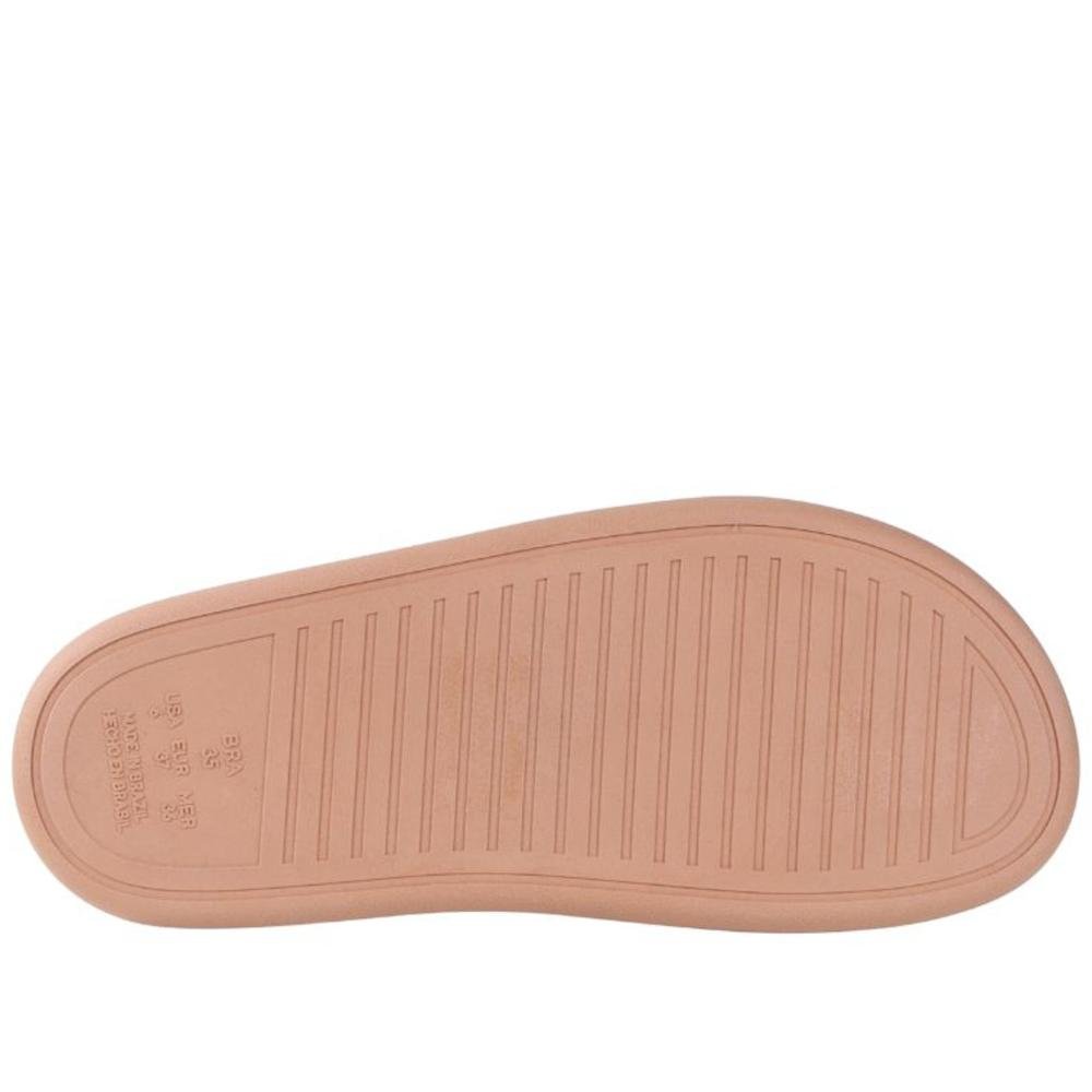 Chinelo Slide Lança Perfume Feminino 537sl000124 Camel Marrom 6