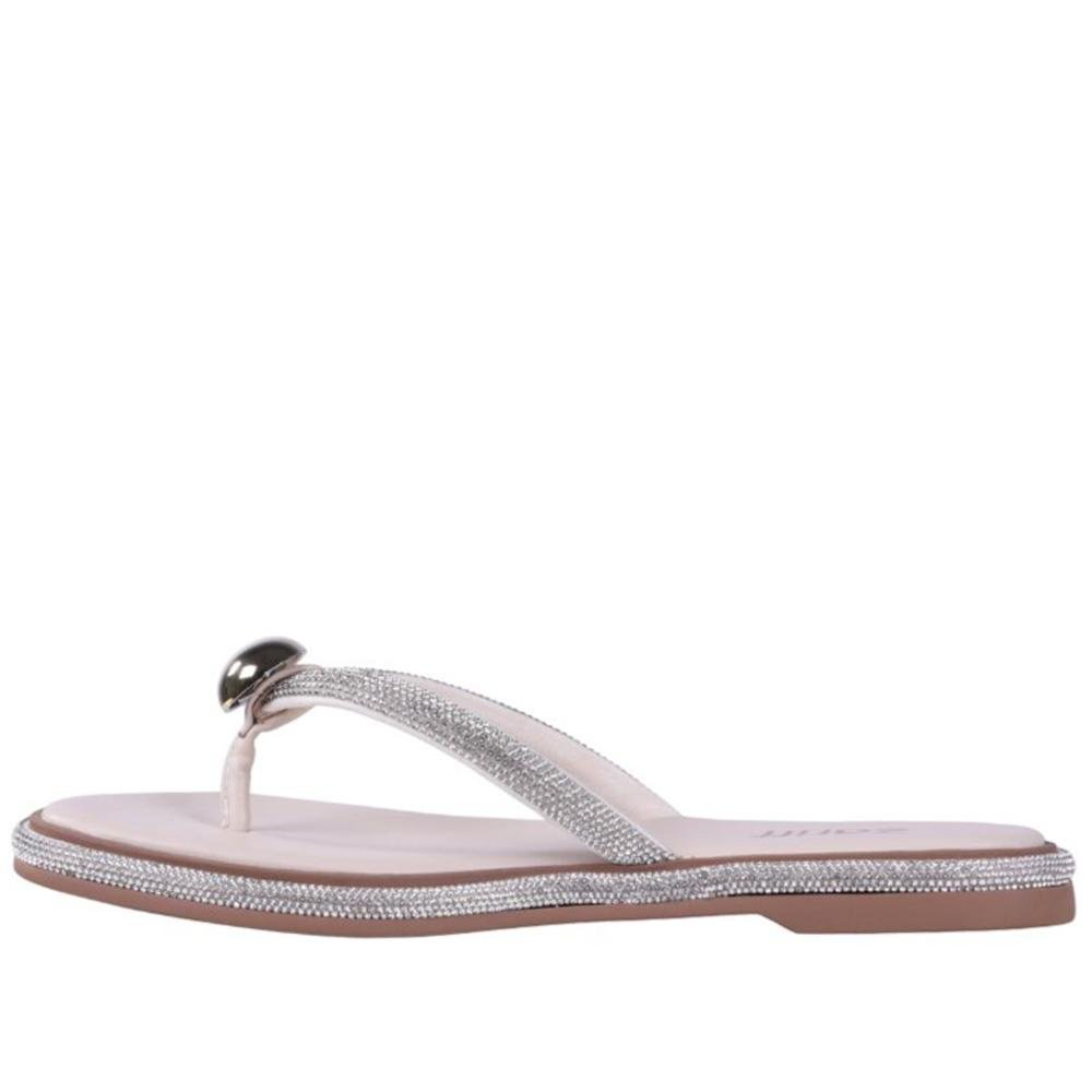 Chinelo Rasteiro Feminino Zariff 1931-61 Panna Bege 6