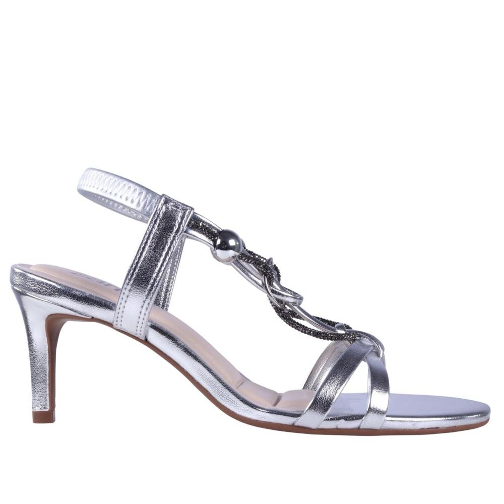 Sandália Feminina Zariff 6080-354 Prata