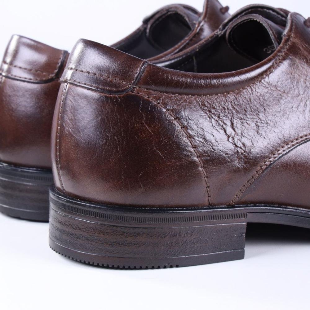 Sapato Masculino Zariff 0307 Brown Marrom 6