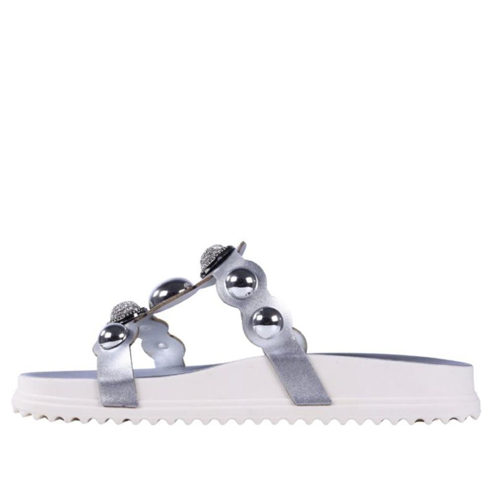 Papete Feminina Zariff Pp902 Prata Prata 6