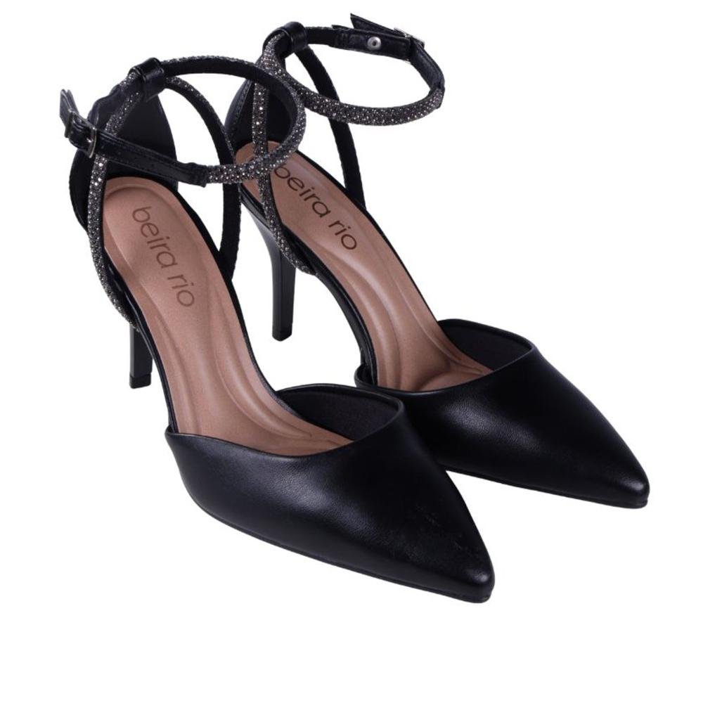 Scarpin Feminino Beira Rio 4122,1490 Preto Preto 2