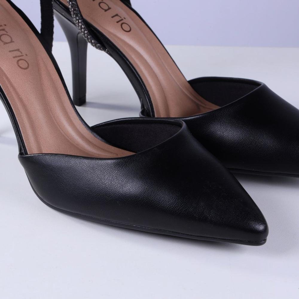 Scarpin Feminino Beira Rio 4122,1490 Preto Preto 4