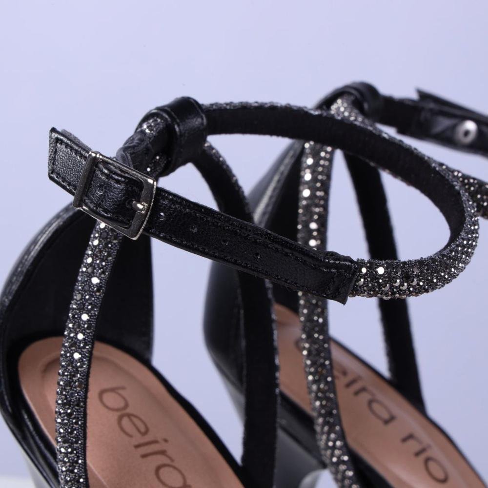 Scarpin Feminino Beira Rio 4122,1490 Preto Preto 6