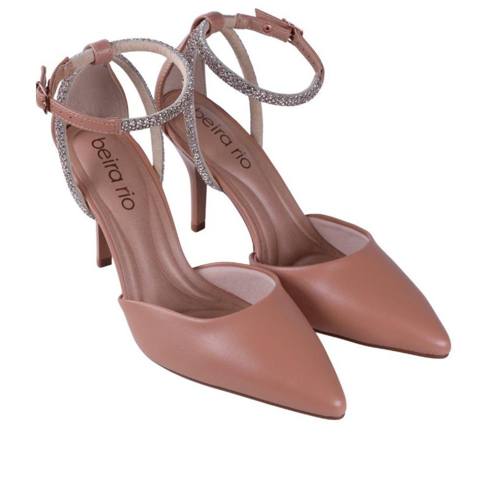 Scarpin Feminino Beira Rio 4122.1490 Nude Nude 2