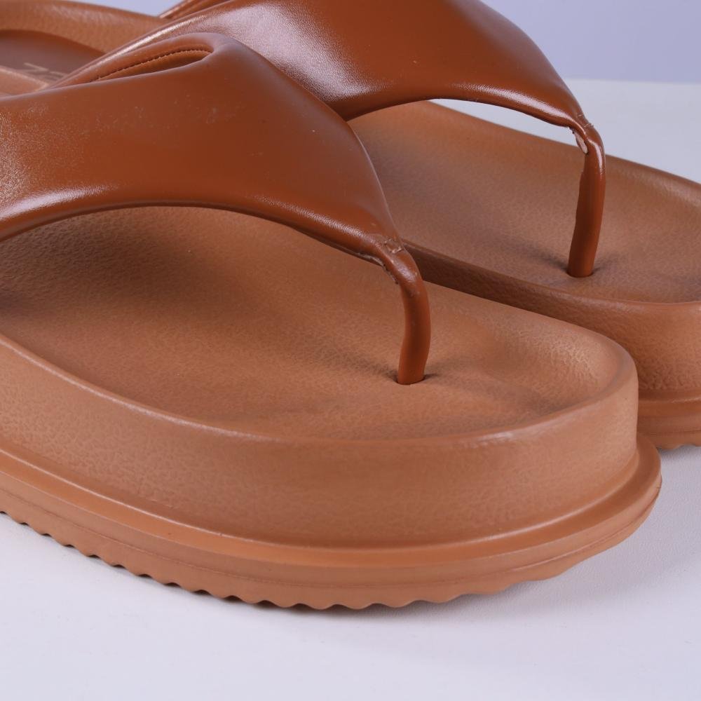 Sandália Papete Feminina Zariff 1550030252 Ambar Marrom 3