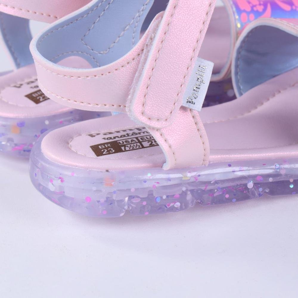 Sandália Infantil Feminina Pampili 697.035 Rosa Rosa 3