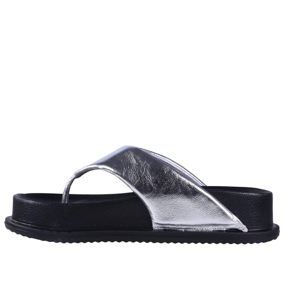 Sandália Papete Feminina Zariff 1550030252 Prata Prata 5