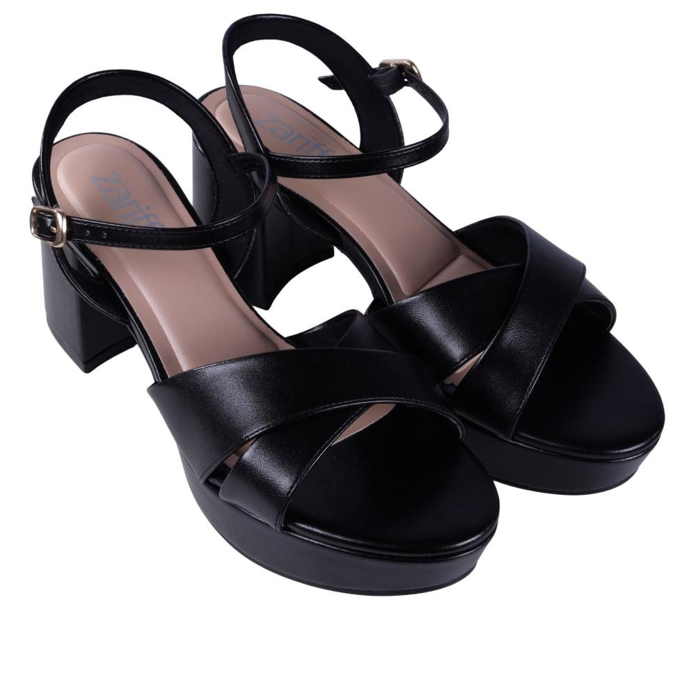 Sandália Feminina Zariff 5031-359 Preto Preto 2