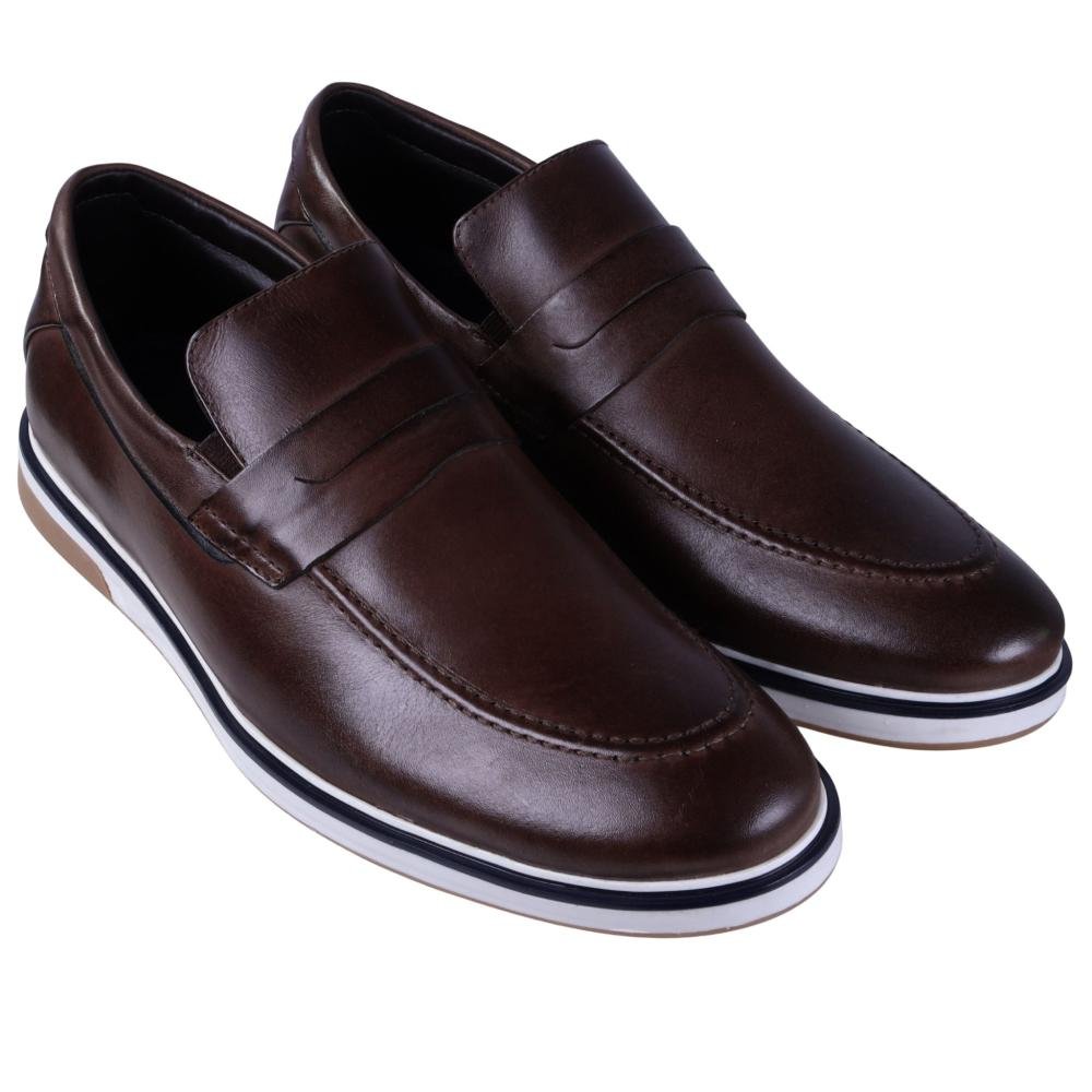 Sapato Masculino Zariff 0750 Brown/Preto Marrom 2