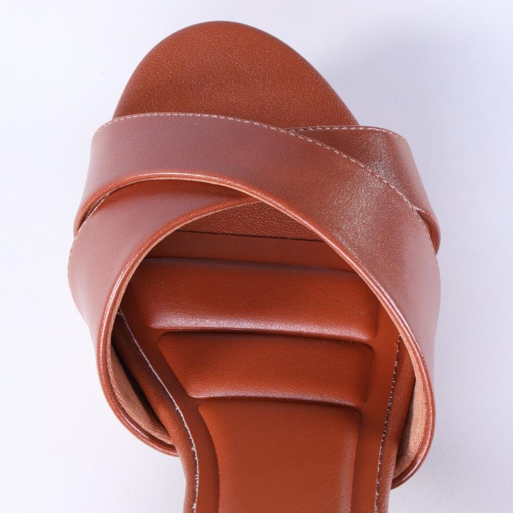 Sandália Feminina Zariff 5031-359 Caramelo Marrom 5