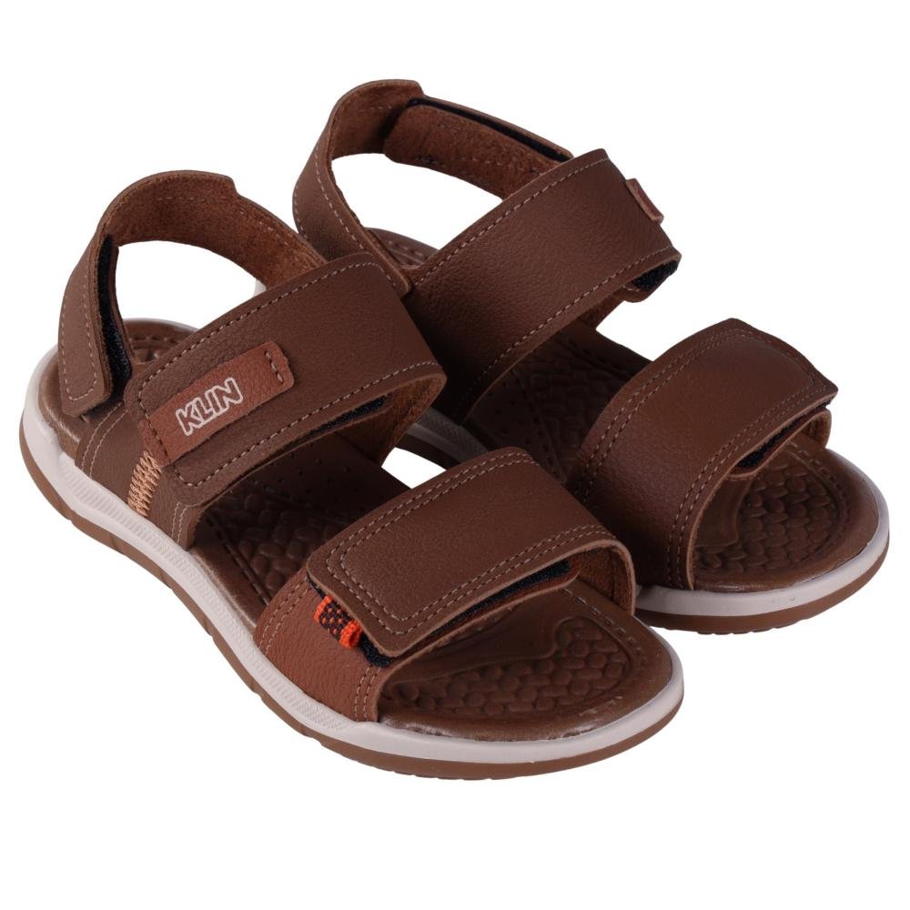 Sandália Infantil Menino Klin 476237 Whiski Marrom 2