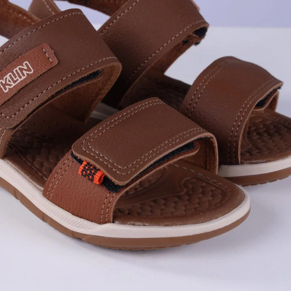 Sandália Infantil Menino Klin 476237 Whiski Marrom 3