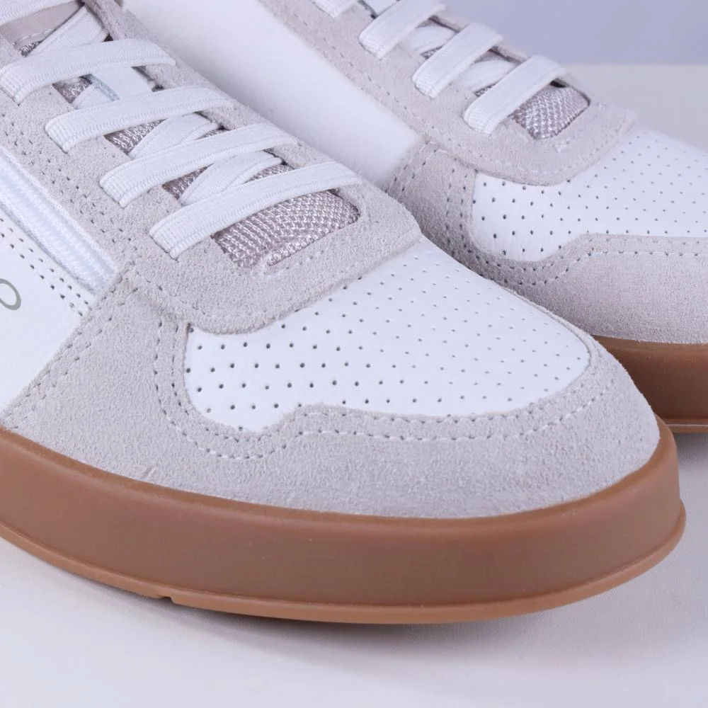 Tênis Bottero Feminino Sneakers 364902 Branco/Cinza/Prata Bege 3