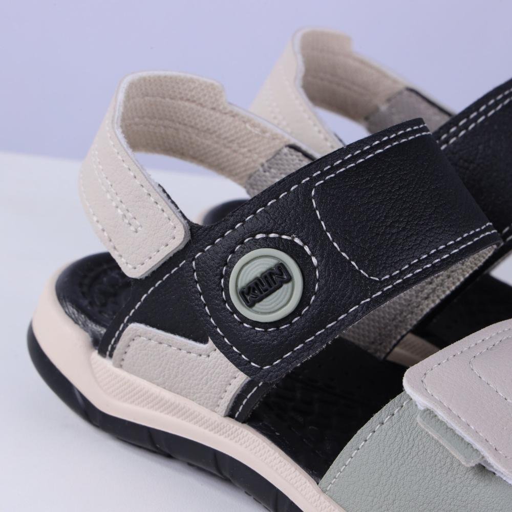 Sandália Infantil Menino Klin 476234 Preto/Areia Cinza 4