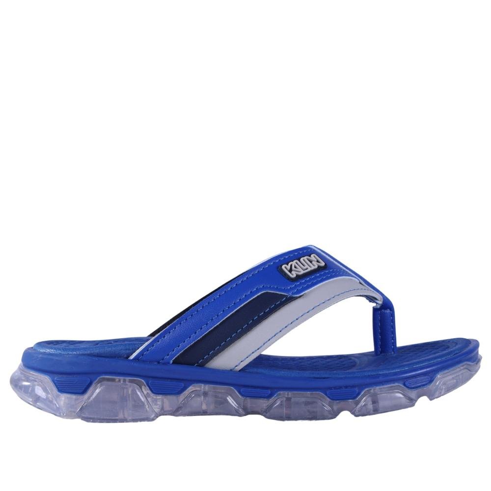 Chinelo Infantil Masculino com Luzes Klin 132077 Royal