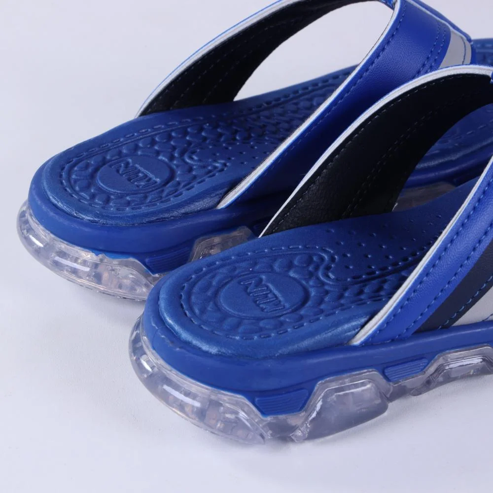 Chinelo Infantil Masculino com Luzes Klin 132077 Royal Azul 5