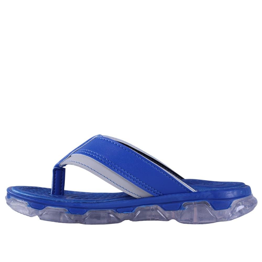 Chinelo Infantil Masculino com Luzes Klin 132077 Royal Azul 7