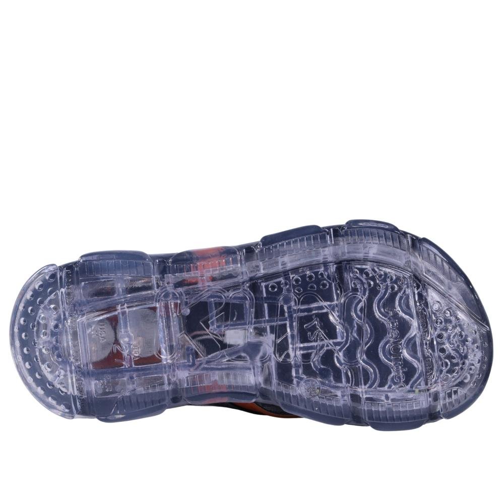 Chinelo Infantil Masculino com Luzes Klin 132077 Preto/Grafite Cinza 7