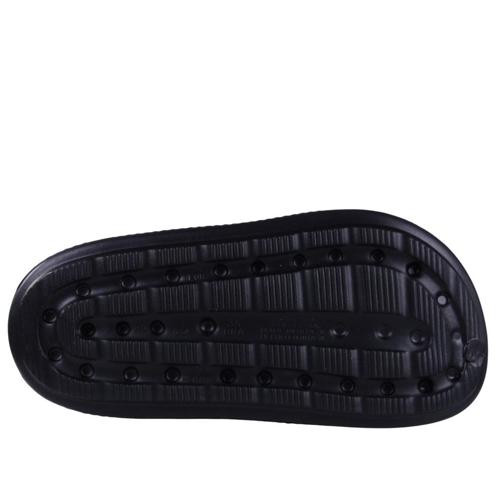 Babuche Feminina Moleca 5832.101 Preto Preto 4