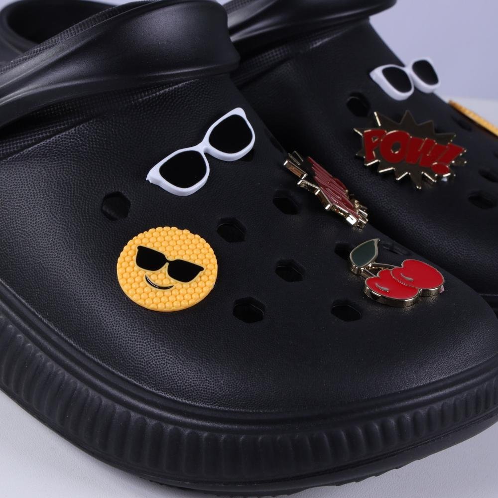 Babuche Feminina Moleca 5832.101 Preto Preto 5