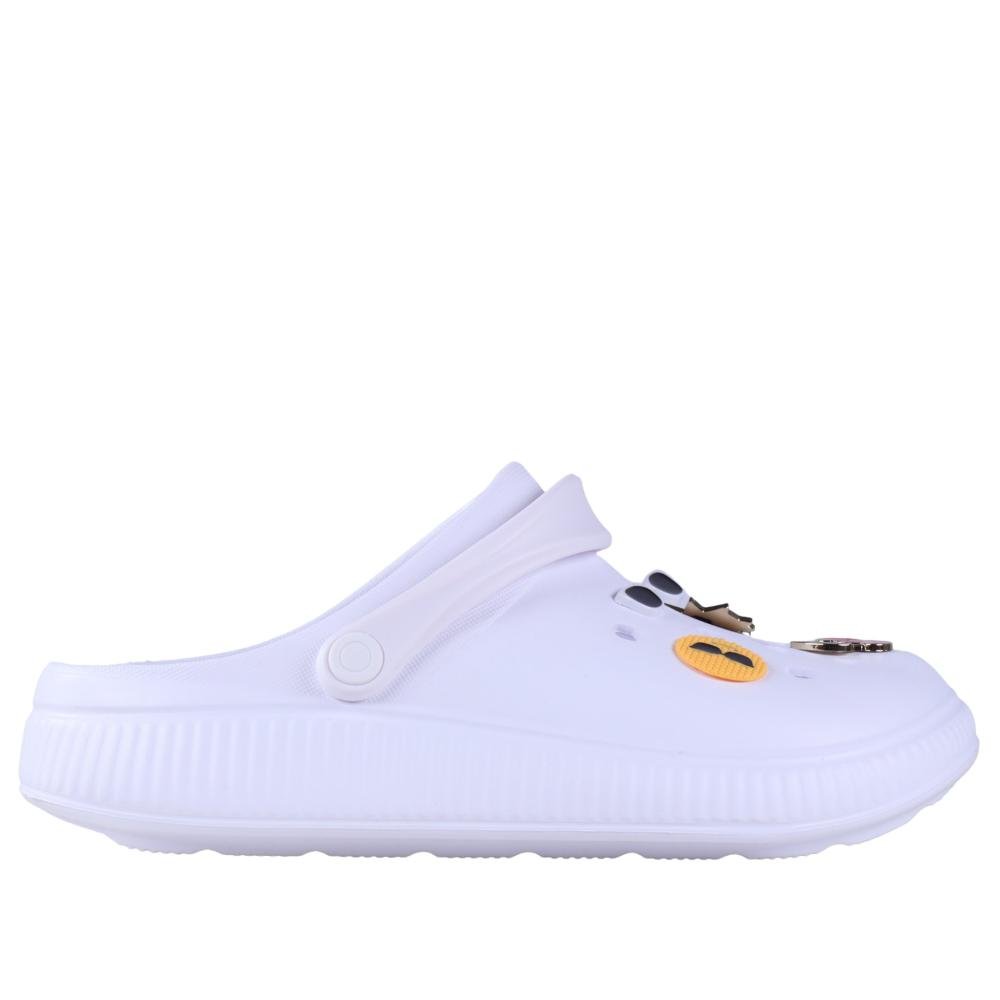 Babuche Feminina Moleca 5832.101 Branco