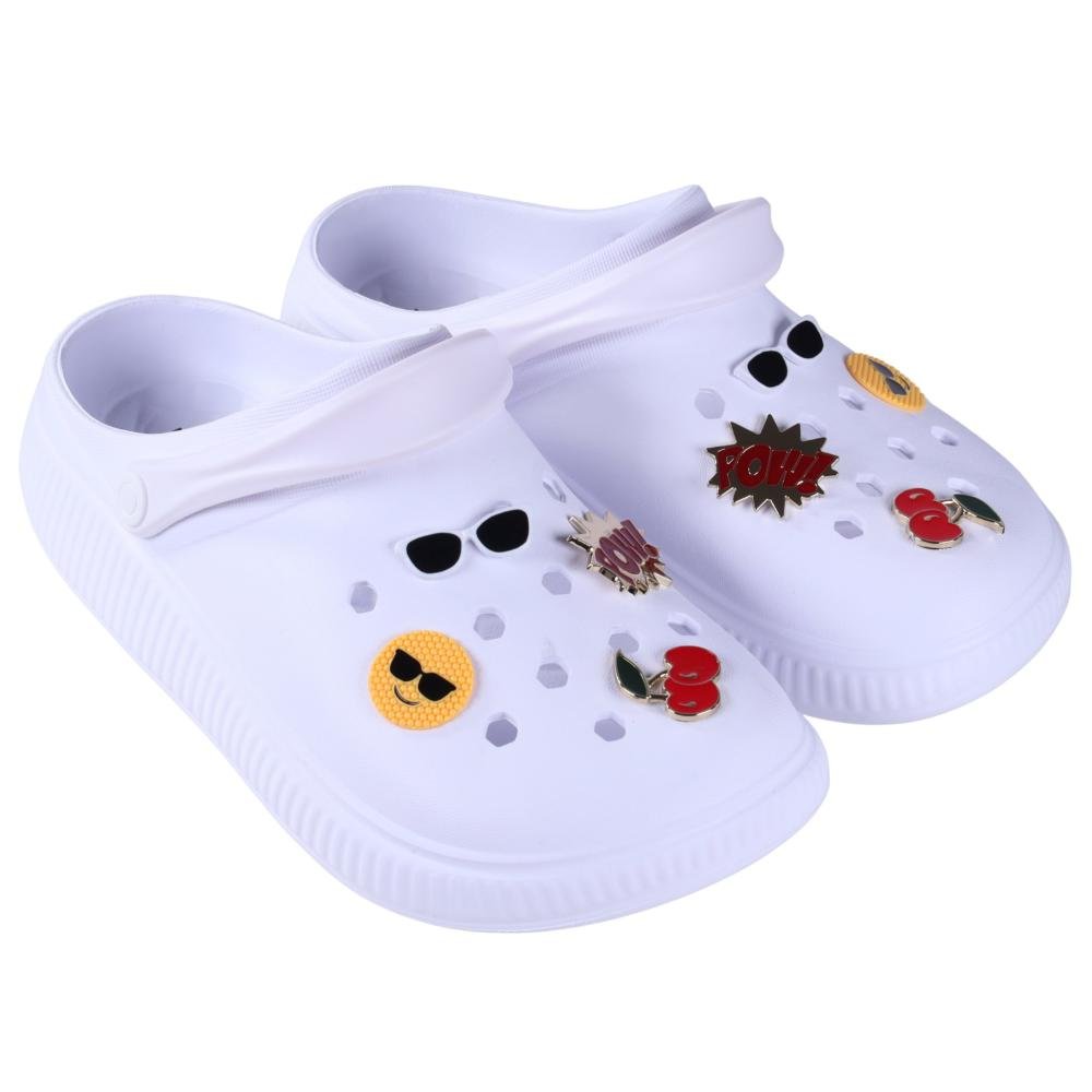 Babuche Feminina Moleca 5832.101 Branco Branco 2