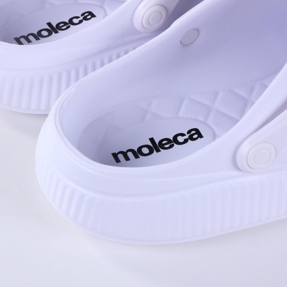 Babuche Feminina Moleca 5832.101 Branco Branco 5