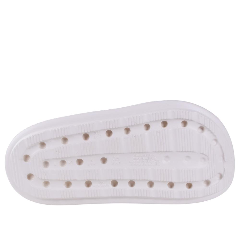 Babuche Feminino Moleca 5832,101 Branco Off Off White 3