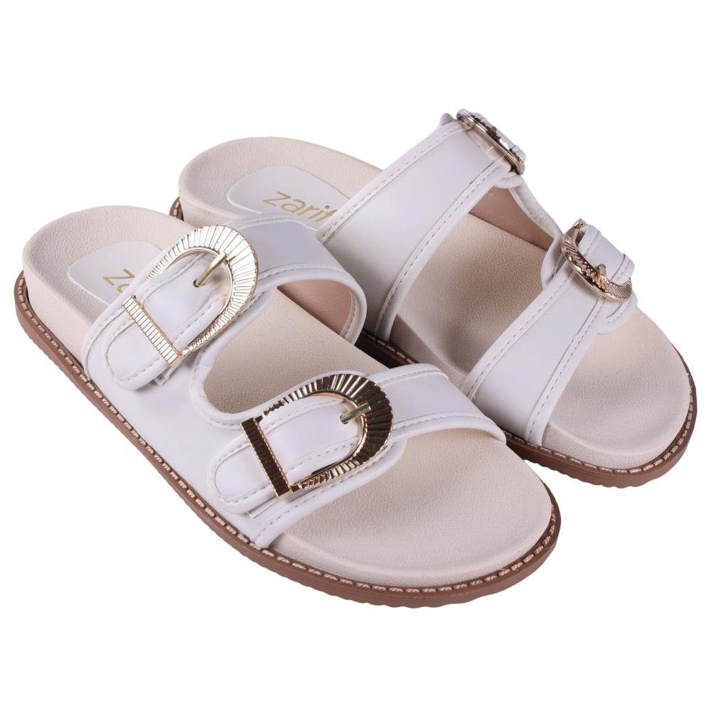 Papete Feminina Zariff U898144 Off White Branco 2