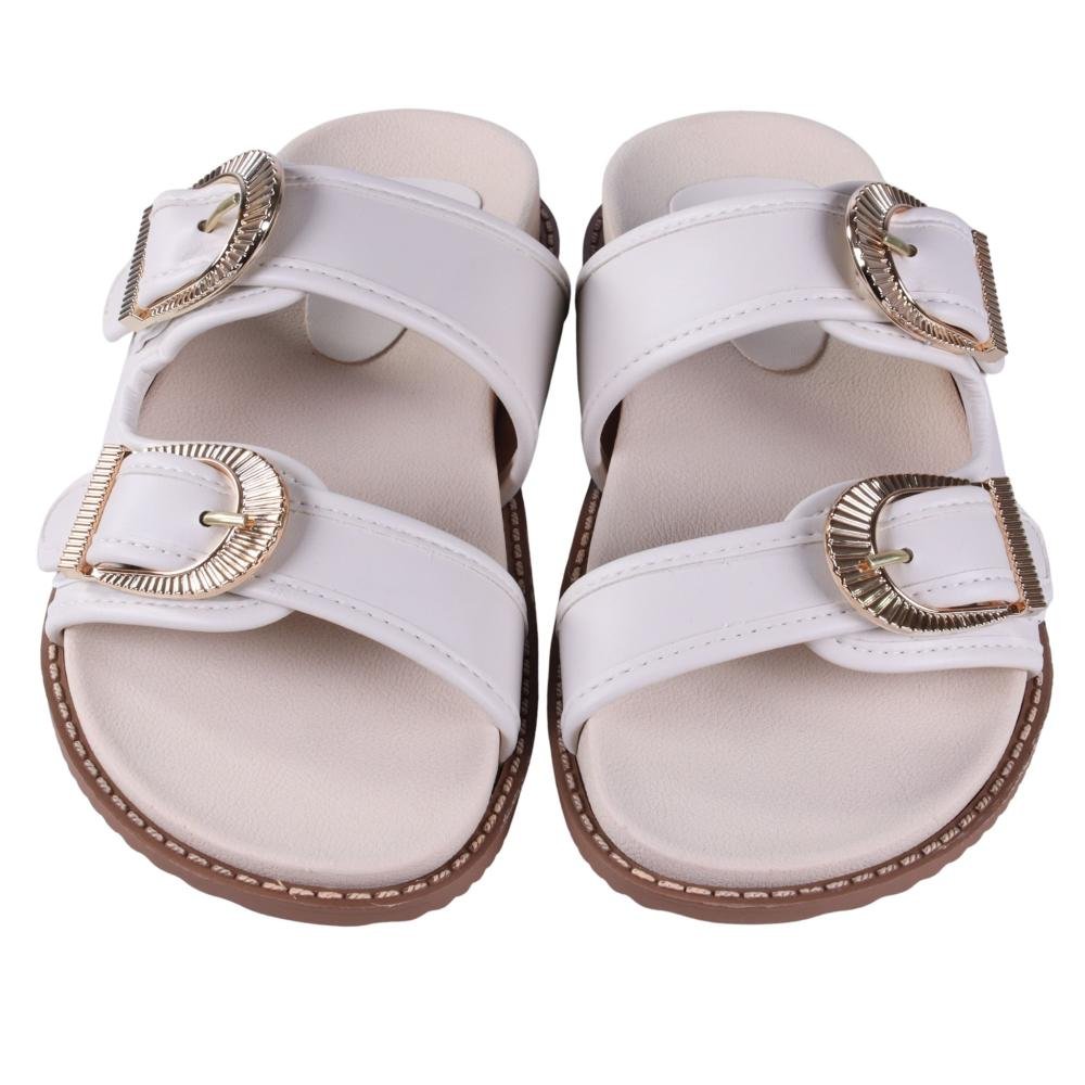 Papete Feminina Zariff U898144 Off White Branco 5