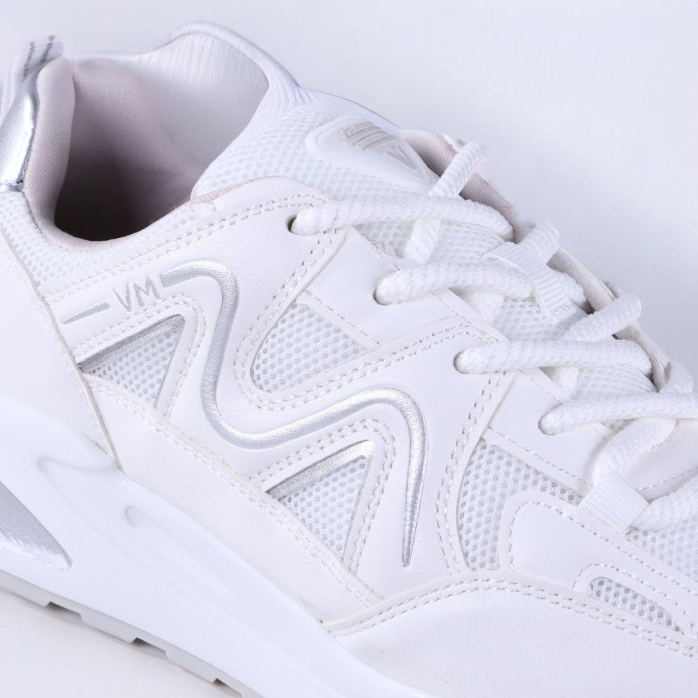 Tênis Via Marte Feminino Casual 322-001 Branco/Prata Branco 3