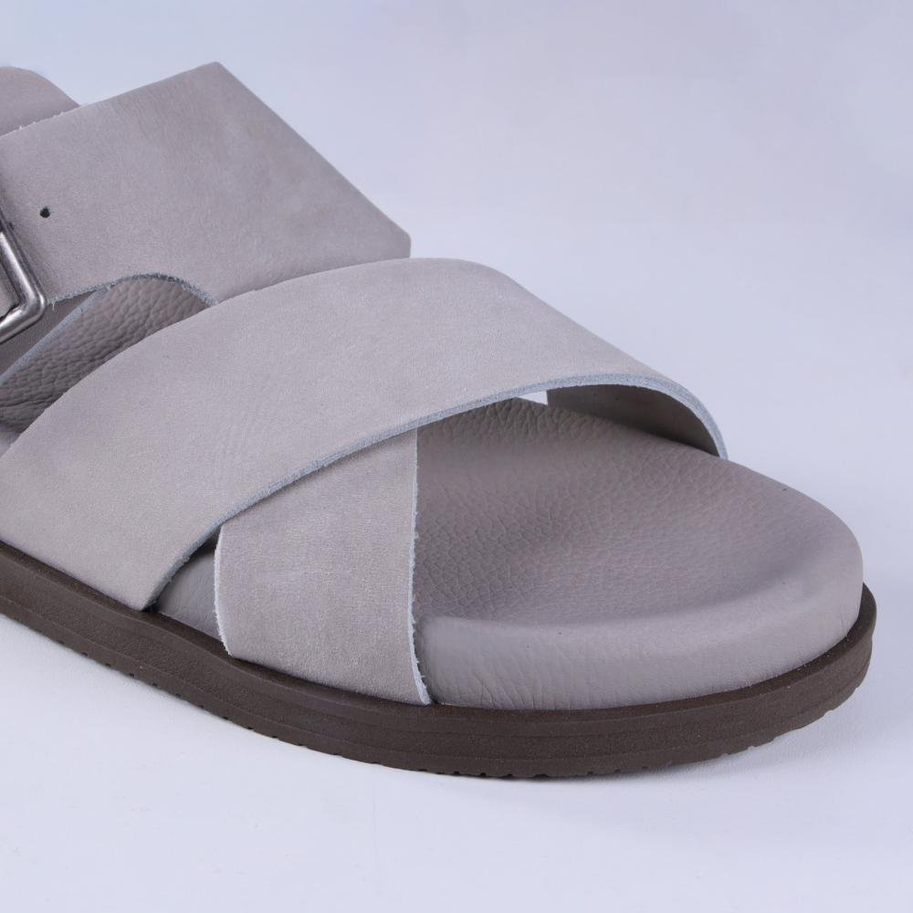 Sandália Masculina Democrata 554101 Cinza Cinza 3