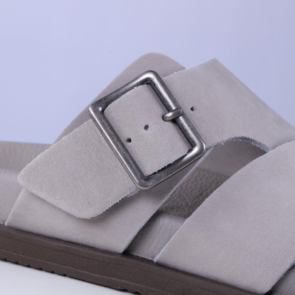 Sandália Masculina Democrata 554101 Cinza Cinza 4